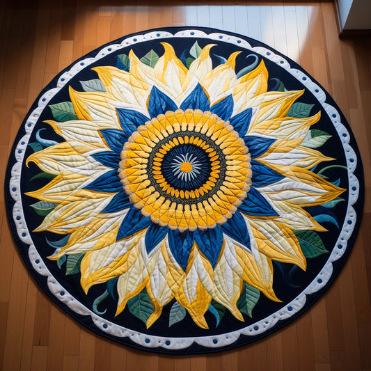 Sunflower TAI221223113 Quilted Round Mat