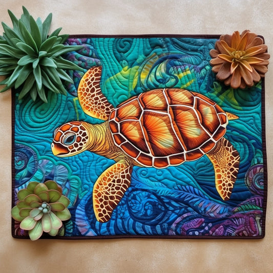 Sea Turtle TAI040124158 Quilted Placemats