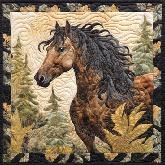 Horse TAI01122310 Quilt Blanket
