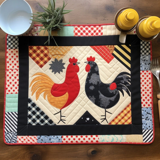 Chicken TAI280224085 Quilted Placemats