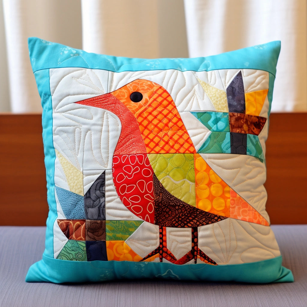 Bird TAI020324223 Quilted Pillow Case