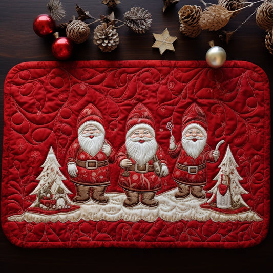 Christmas Santa CLA22112309 Quilted Placemats