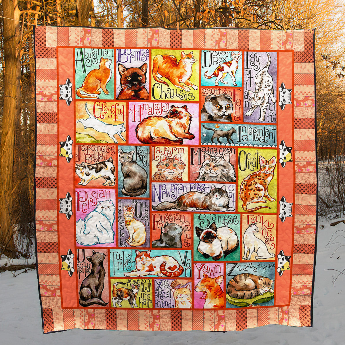 Cat NX040606 Quilt Blanket