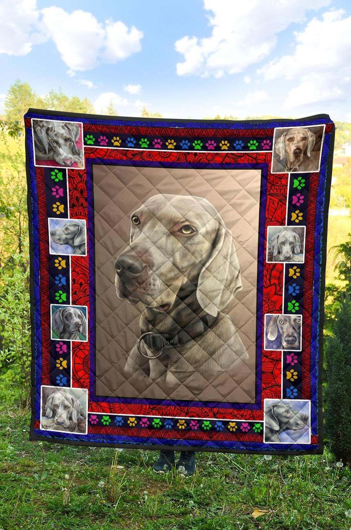 Weimaraner CLA3010064Q Quilt Blanket