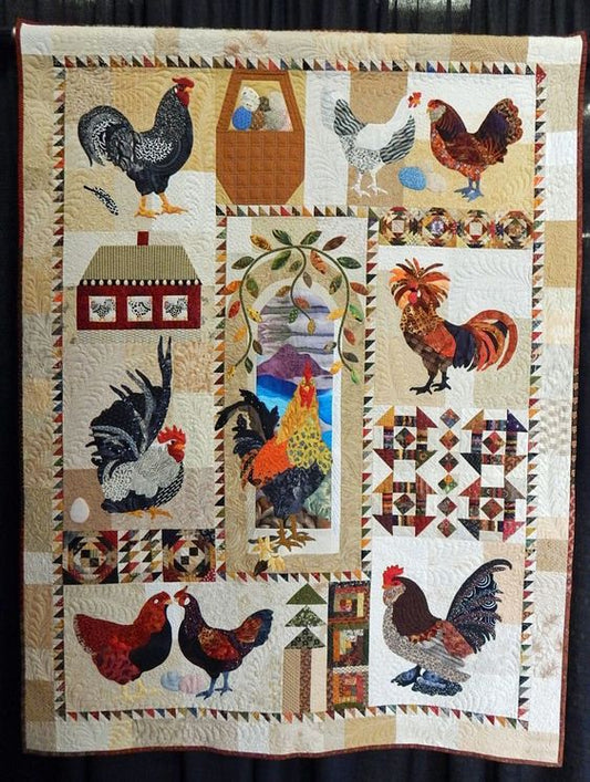 Chicken CLA271223201 Quilt Blanket