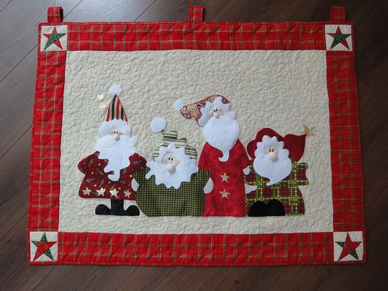 Christmas Santa CLA060123090 Quilted Placemats