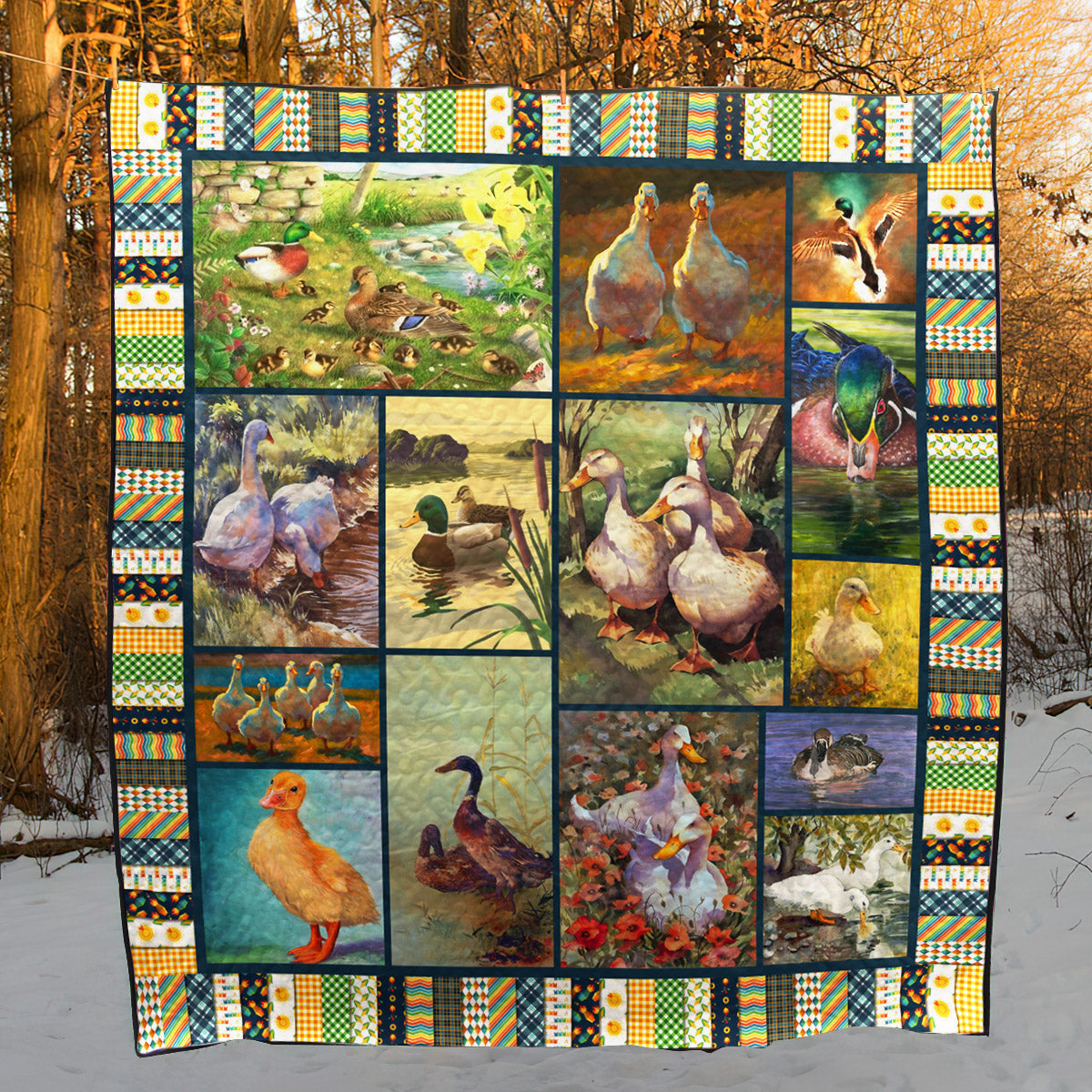 Duck HN190612 Quilt Blanket