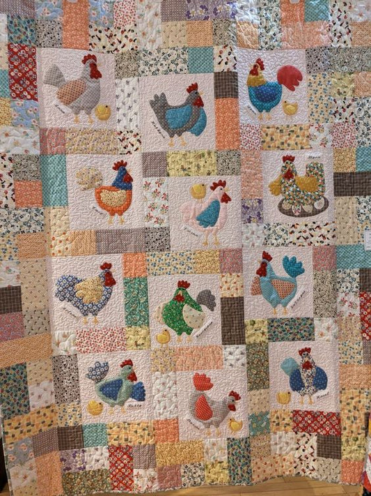 Chicken CLA271223218 Quilt Blanket