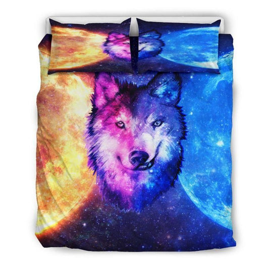 TWO FACES WOLF GALAXY CLA24101115B Bedding Sets