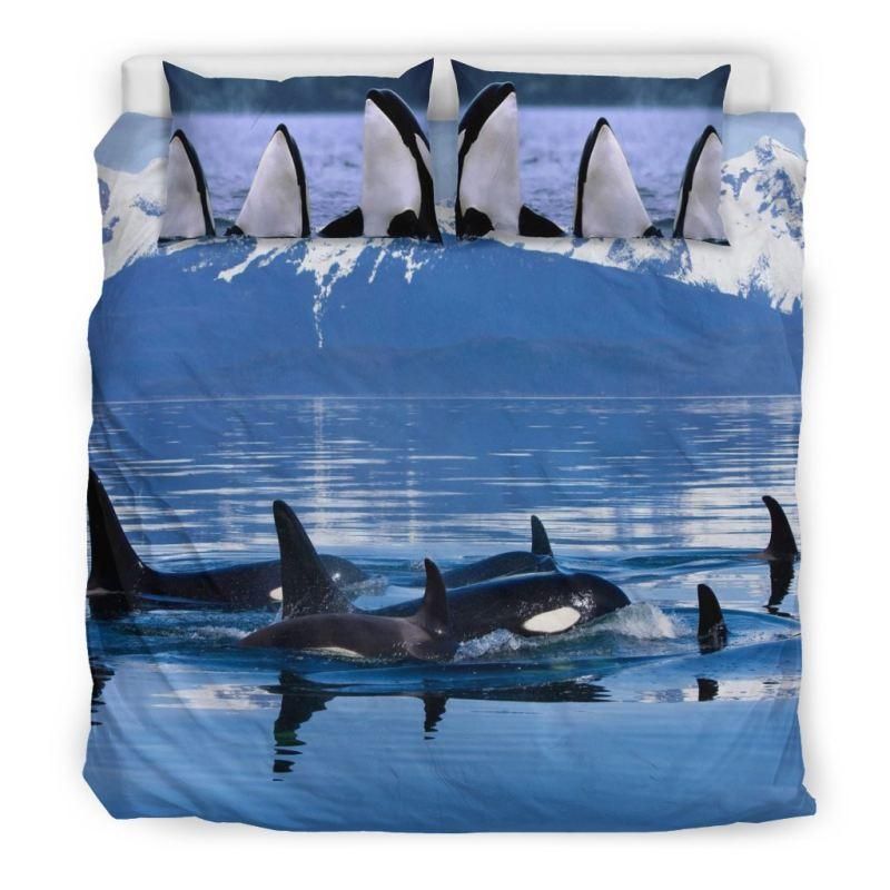 Beach New Zealand Family Orca Whale CLA24102171B Bedding Sets