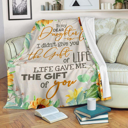 TO MY DEAR DAUGHTER IN LAW CLA25100977F Sherpa Fleece Blanket