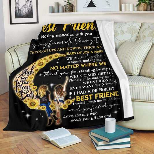 TO MY BEST FRIEND CLA25100797F Sherpa Fleece Blanket