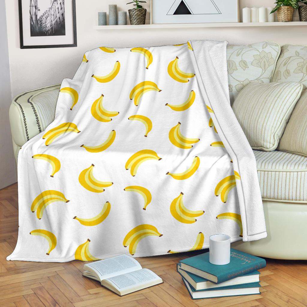 Banana pattern CLA2810170F Sherpa Fleece Blanket