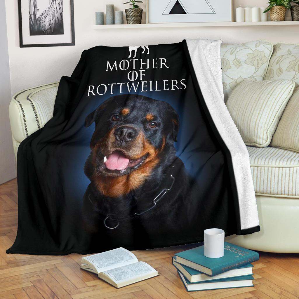 Rottweiler CLA2810035F Sherpa Fleece Blanket