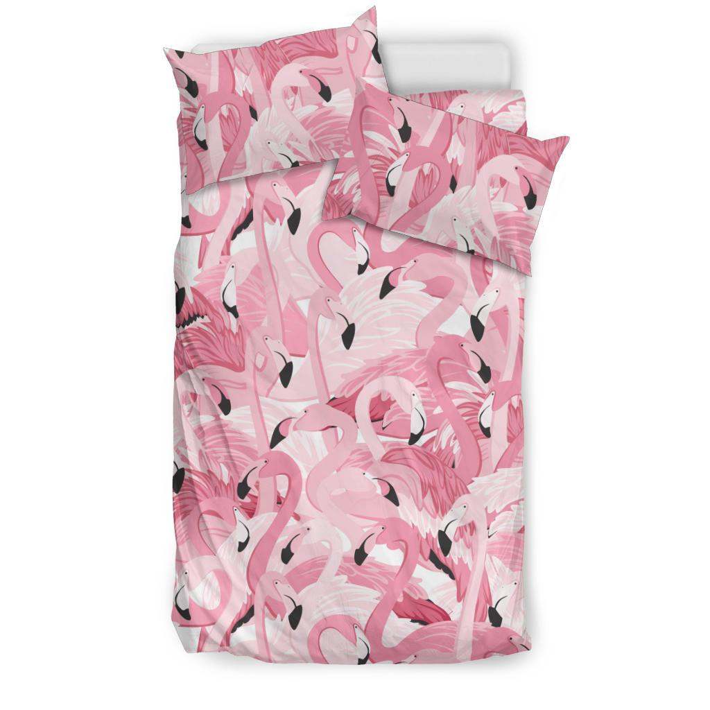 Pink flamingos pattern background CLA28101171B Bedding Sets