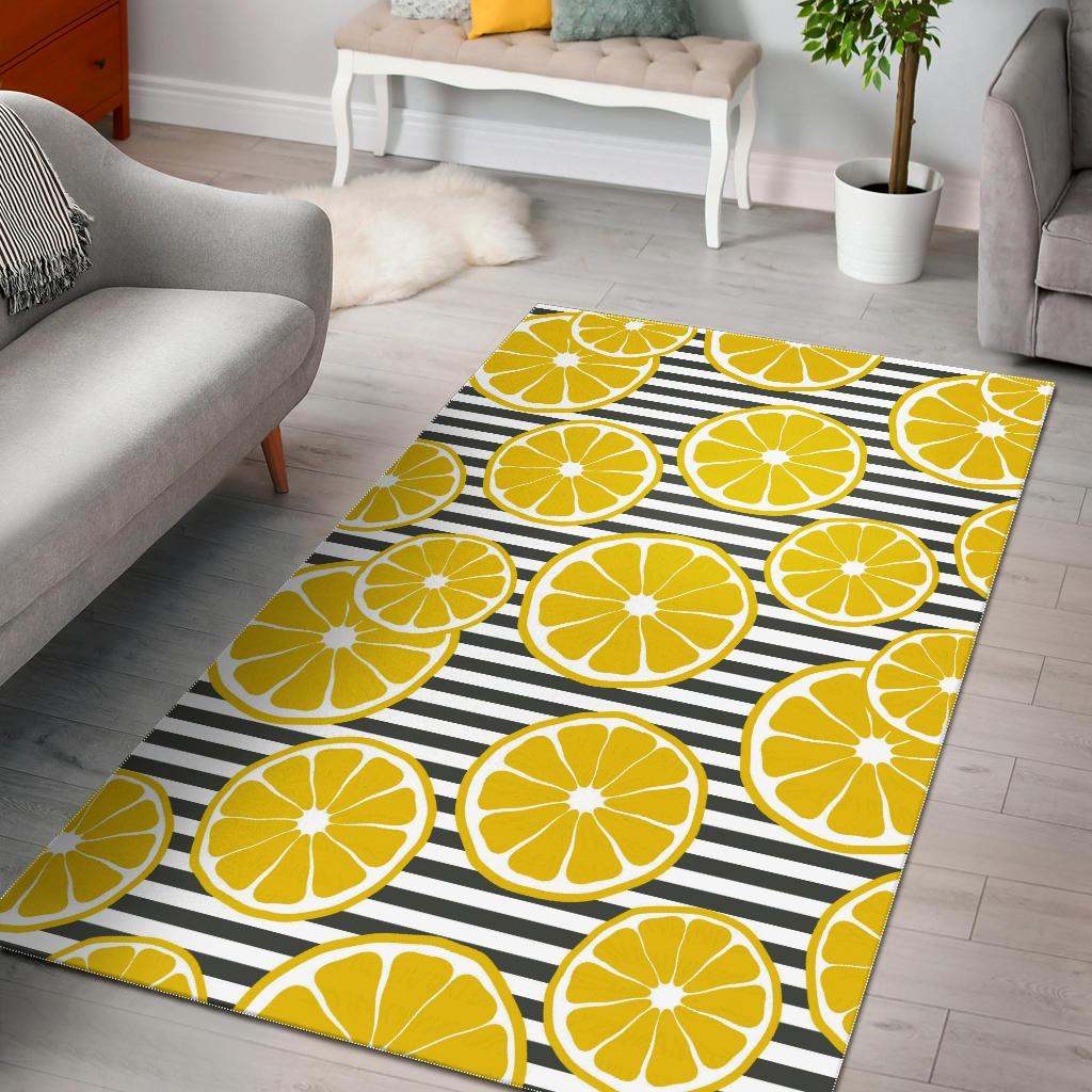 slice of lemon design pattern CLA2810844R Rug