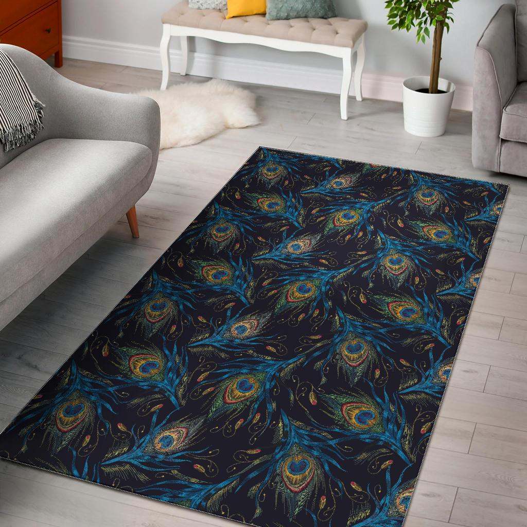 Beautiful peacock feather pattern CLA2810261R Rug