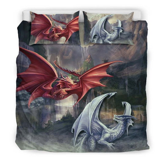 Red Dragon and White Dragon CLA29100200B Bedding Sets