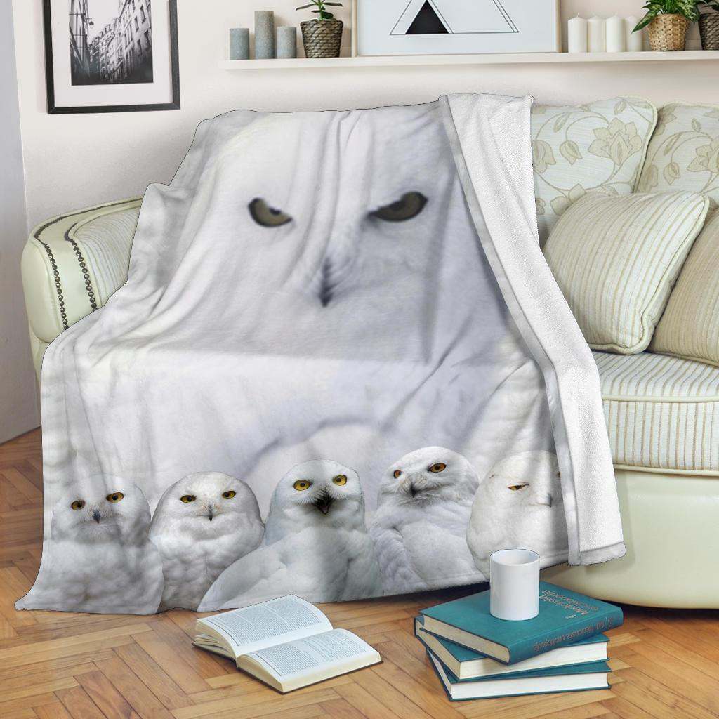 OWL CLA01110582F Sherpa Fleece Blanket