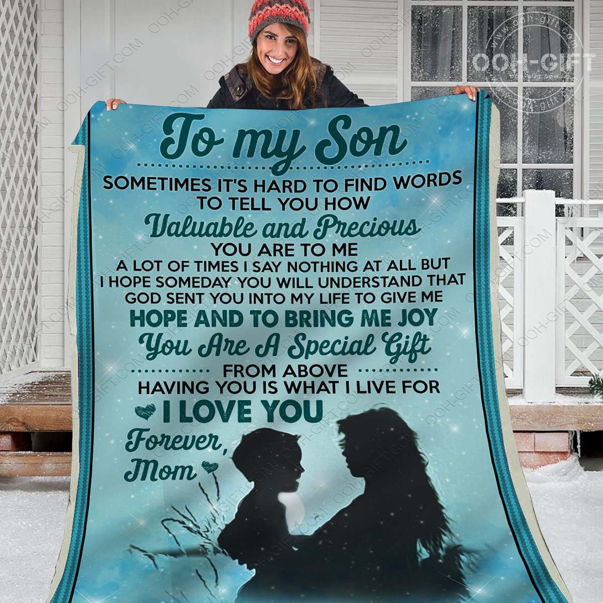 Son To my Son CLA01110281F Sherpa Fleece Blanket