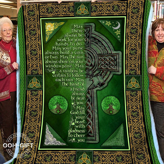 An Irish Blessing CLA01110266F Sherpa Fleece Blanket