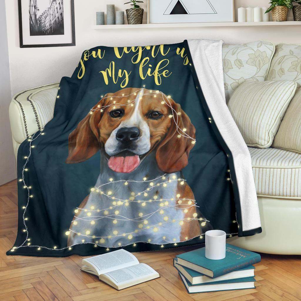 BEAGLE CLA01110745F Sherpa Fleece Blanket