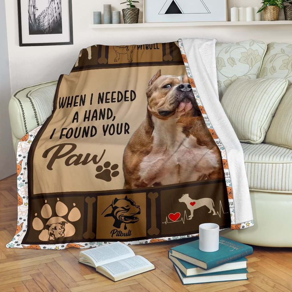 PITBULL CLA01110531F Sherpa Fleece Blanket