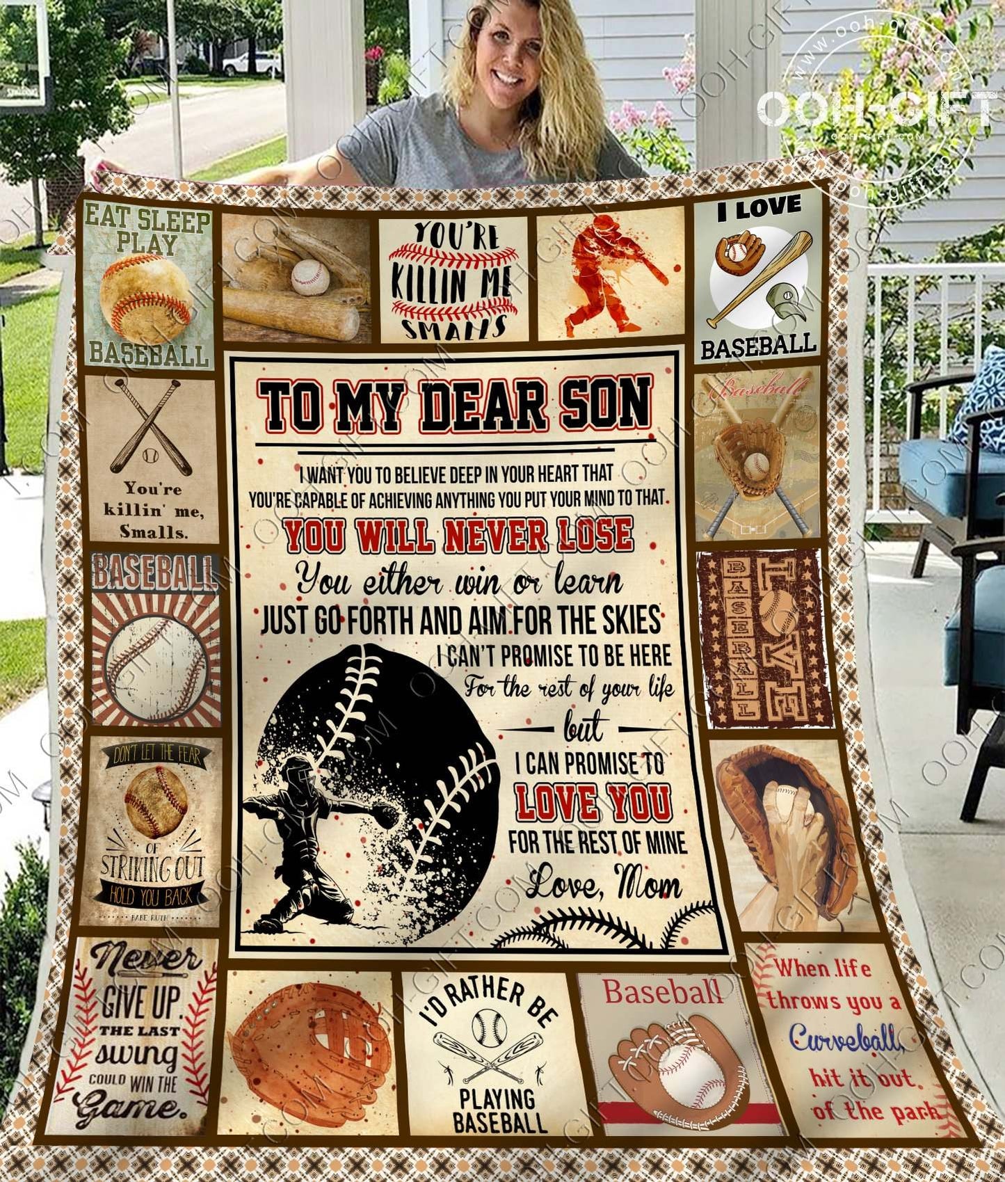 Son My Dear Son CLA01110159F Sherpa Fleece Blanket