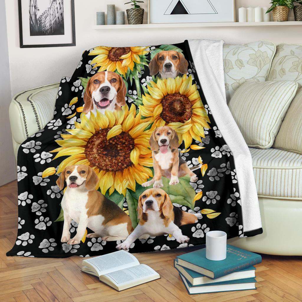 BEAGLE CLA01110704F Sherpa Fleece Blanket