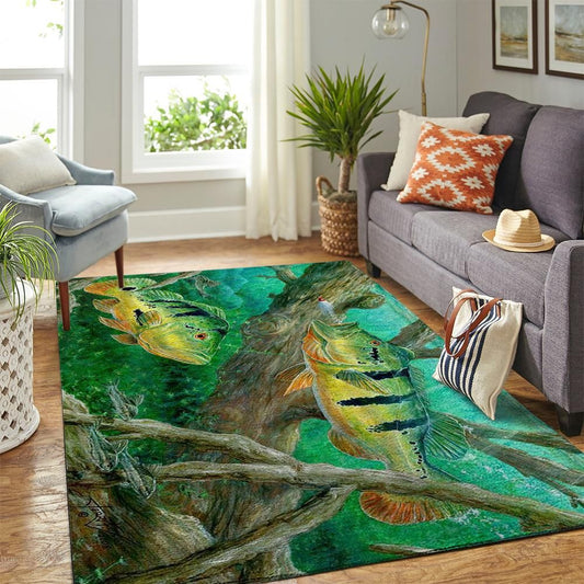 Bass Fishing CLA0211470R Rug