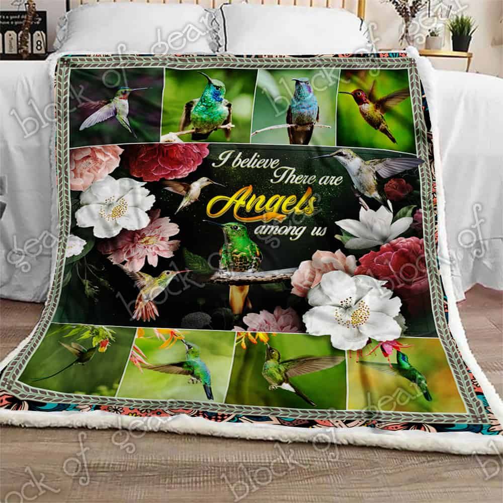 Humming Bird CLA07110647F Sherpa Fleece Blanket