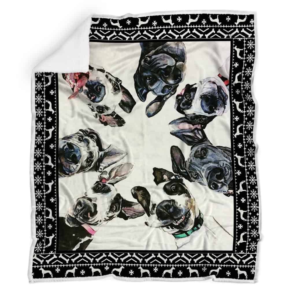 Funny Great Dane CLA07110613F Sherpa Fleece Blanket