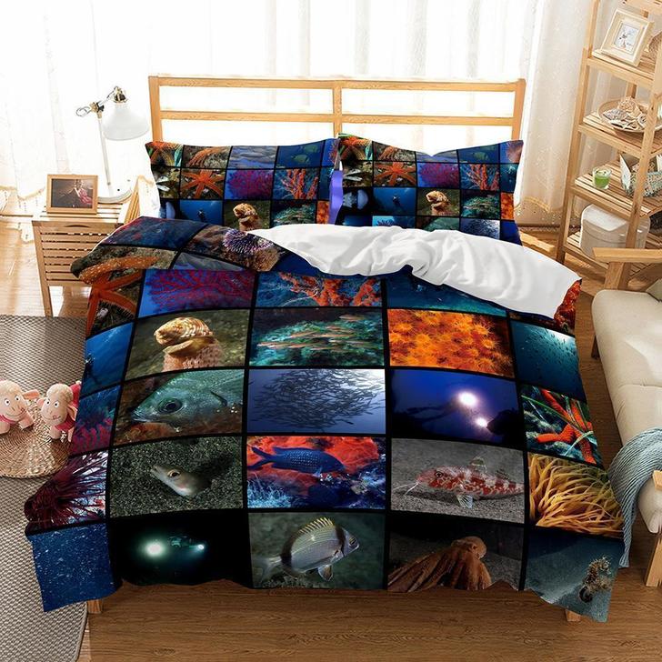 Colorful 3d Natural Scenery Underwater World CLH0811043B Bedding Sets