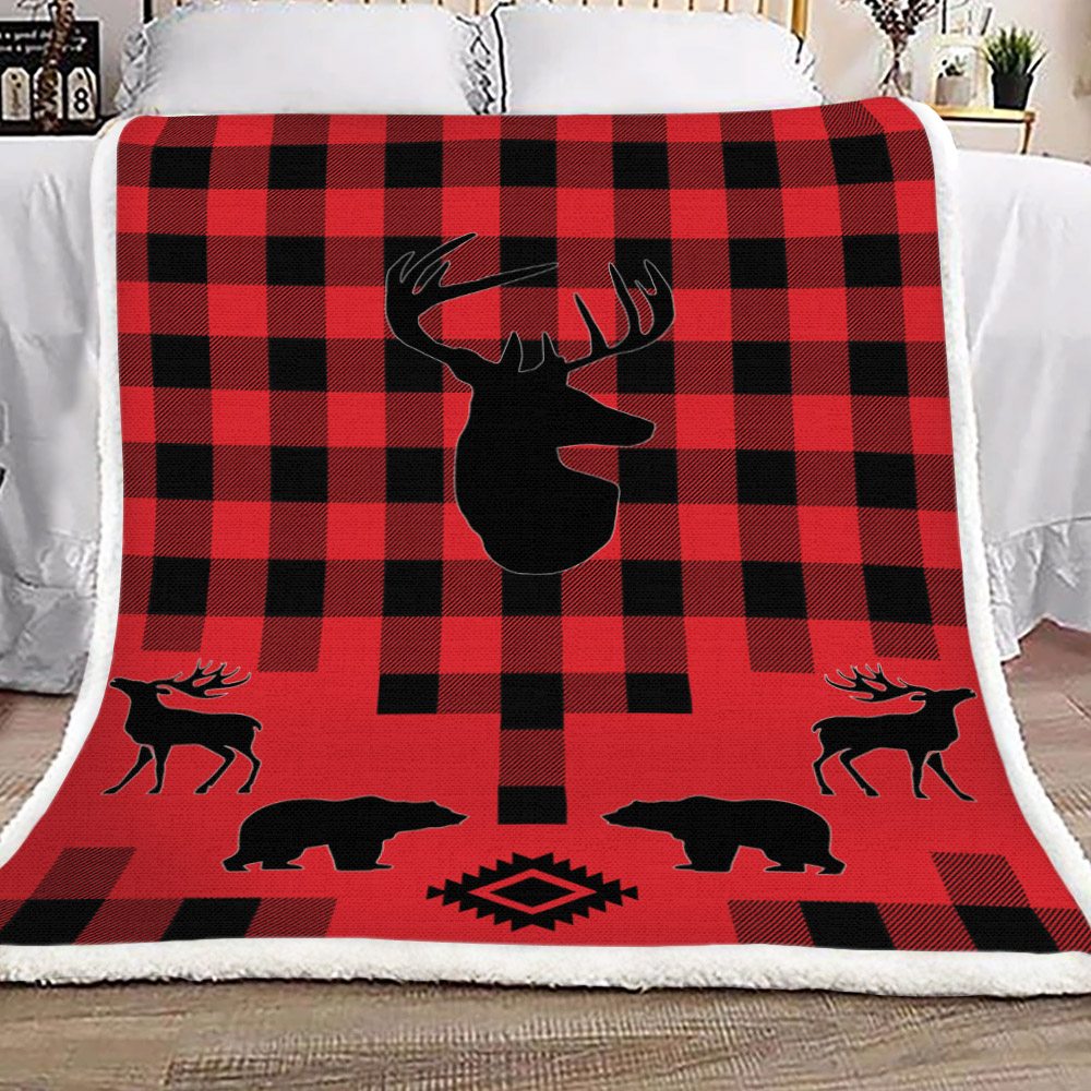 Buffalo Check VD0811261F Sherpa Fleece Blanket