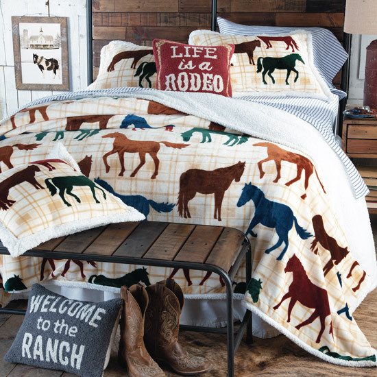 Life Is A Rodeo Horse CLM0811080B Bedding Sets