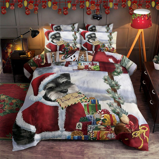 Merry Christmas Miniature Schnauzer CG0811096T Bedding Sets