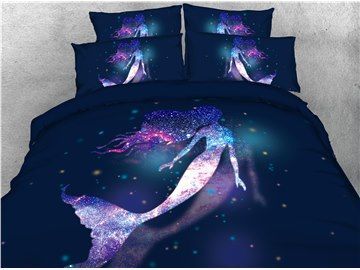 Charming Galaxy Mermaid CLP0811046TT Bedding Sets