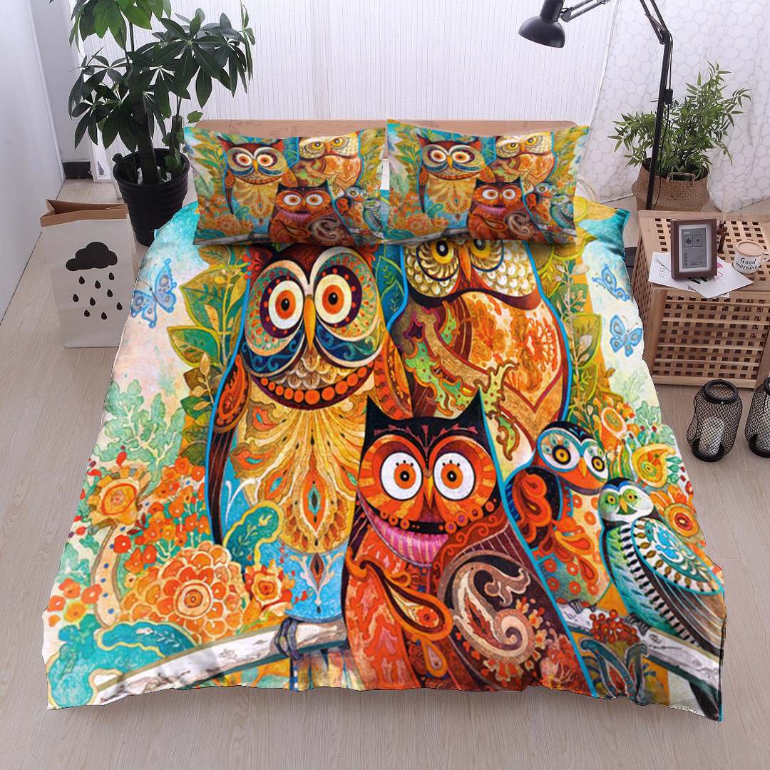 Abstract Owls HN0811001B Bedding Sets