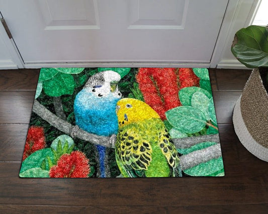 Colorful Parrot BL0811128D Non-slip Door mats