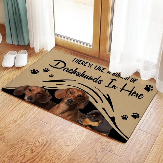 Dachshund CL08110022MDD Non-slip Door mats