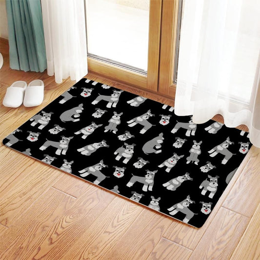 Miniature Schnauzer CL08110086MDD Non-slip Door mats