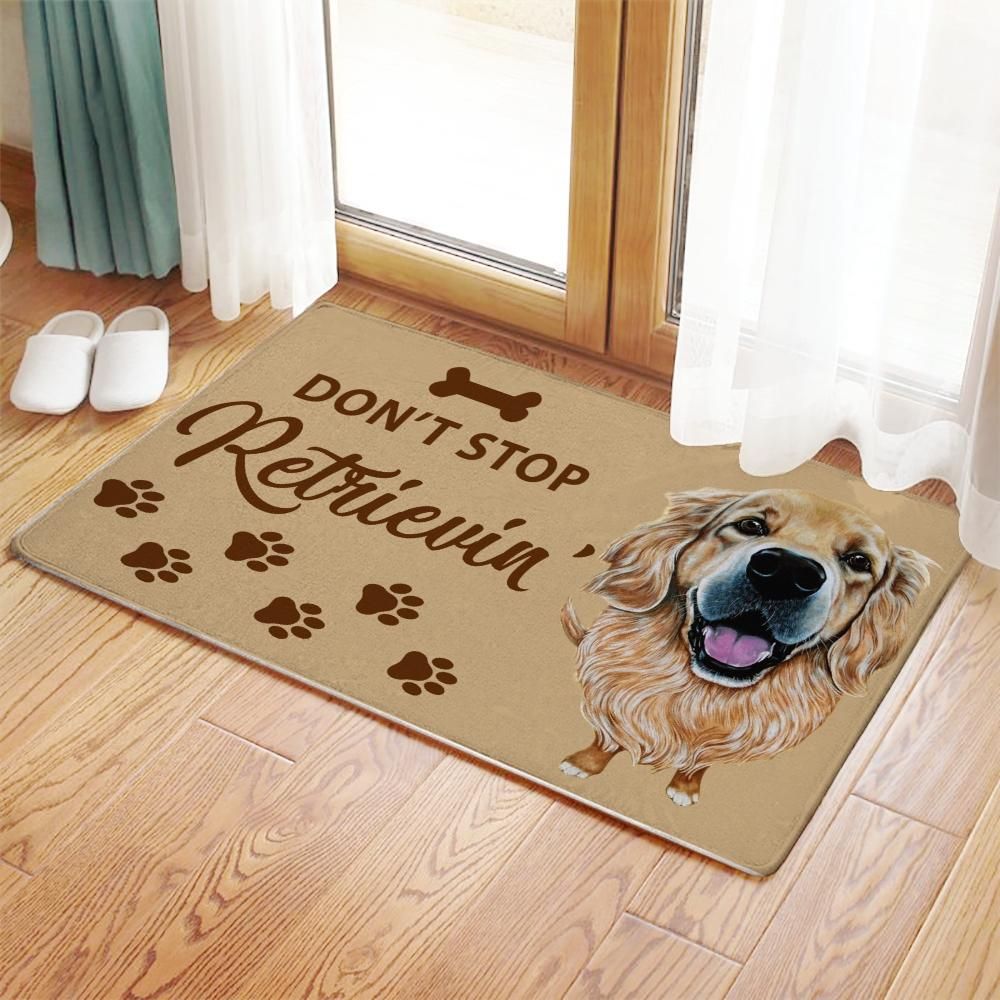 Golden Retriever CL08110073MDD Non-slip Door mats