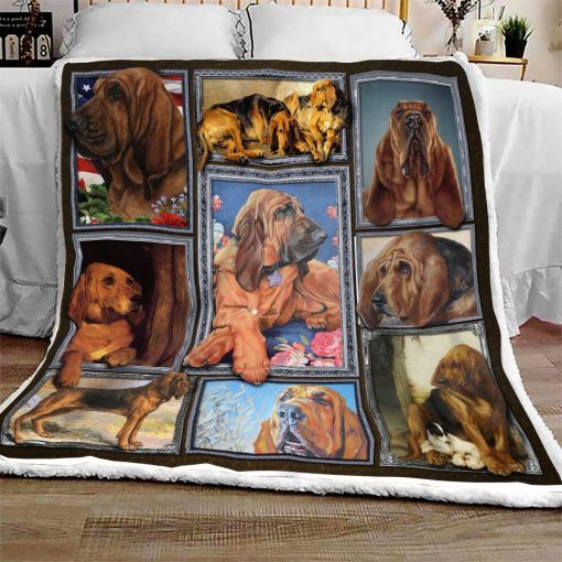 Bloodhound CL08110041MDF Sherpa Fleece Blanket