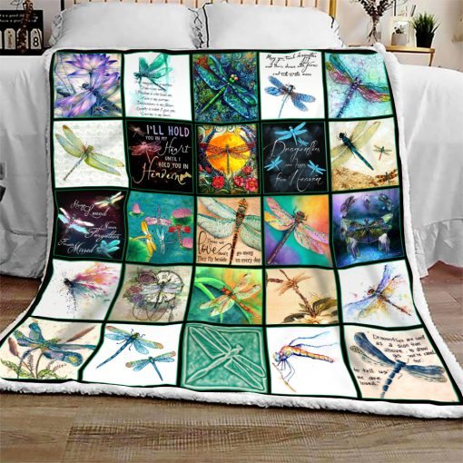 Dragonfly CL08110119MDF Sherpa Fleece Blanket