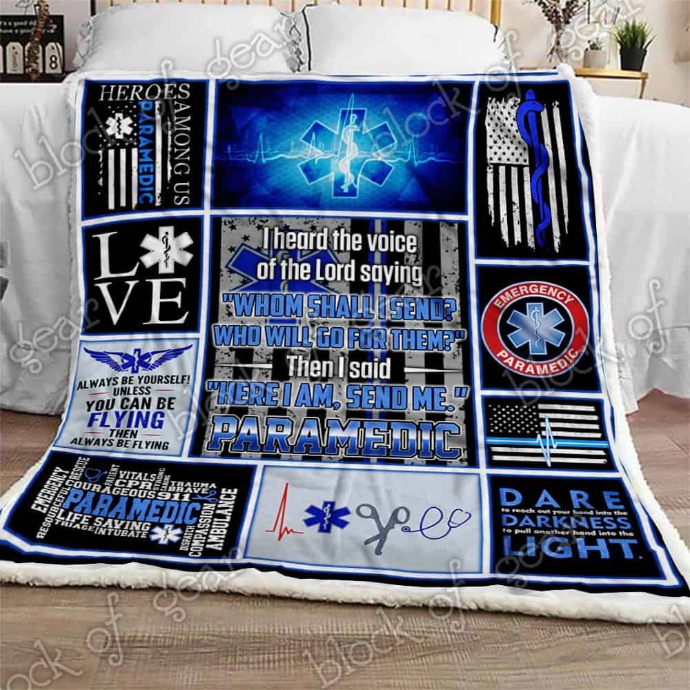 Paramedic CLA1111077F Sherpa Fleece Blanket