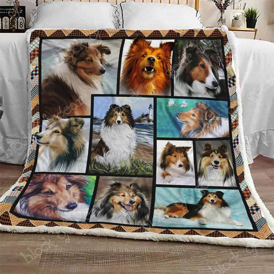 Sheltie CLA1111016F Sherpa Fleece Blanket