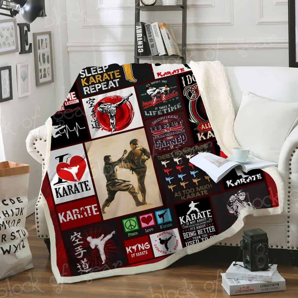 Karate CLA1111004F Sherpa Fleece Blanket