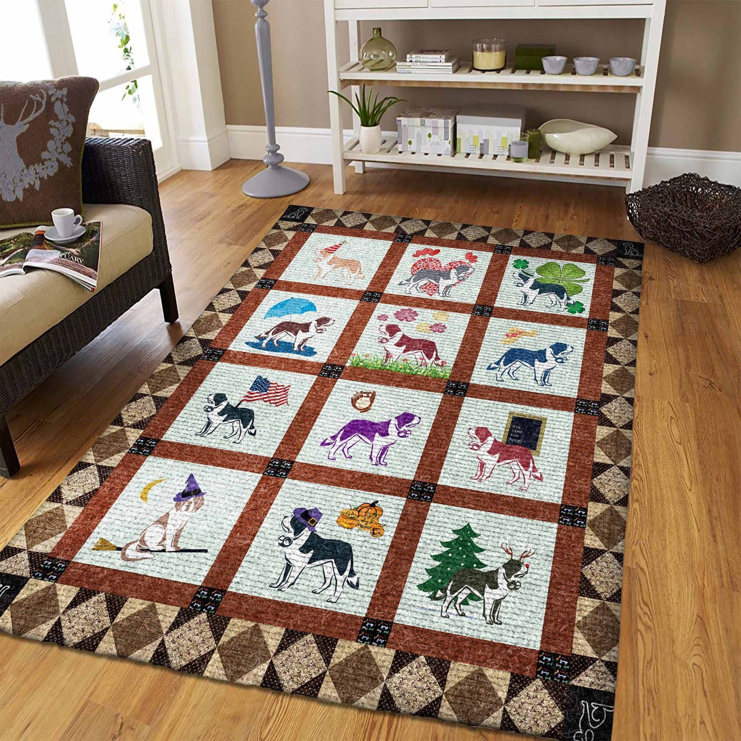 St Bernard CLA1111075R Rug