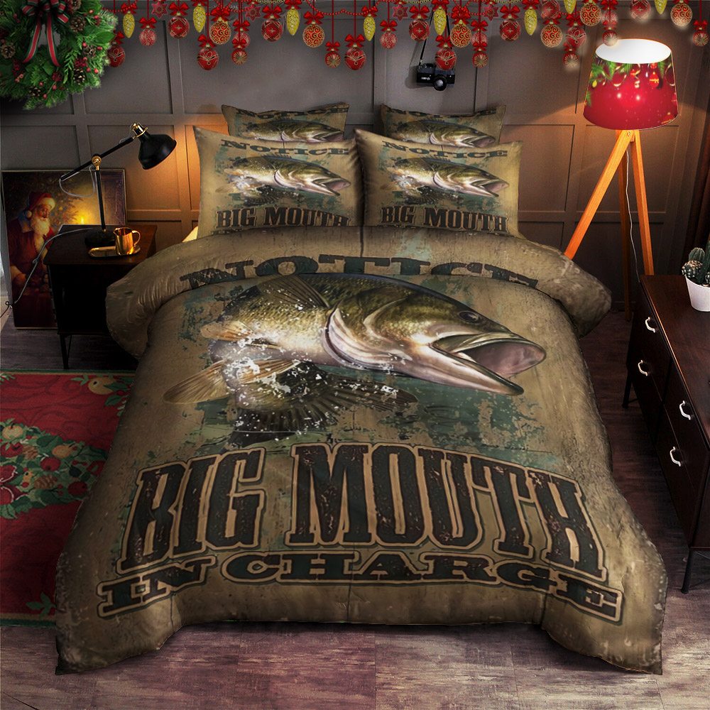 Bass Fishing TT1411003T Bedding Sets