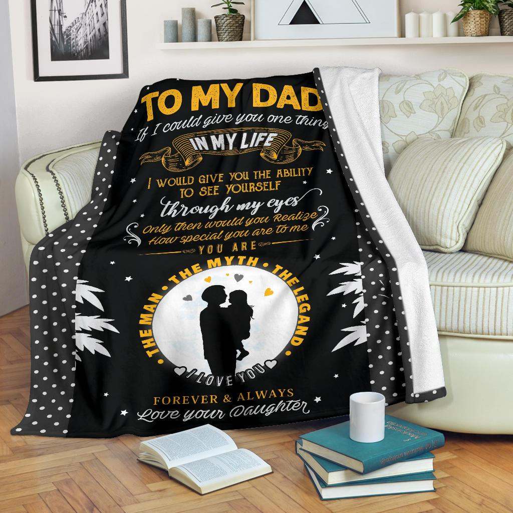 Father s Day Special The Man The Myth The Legend CLA16110021F Sherpa Fleece Blanket